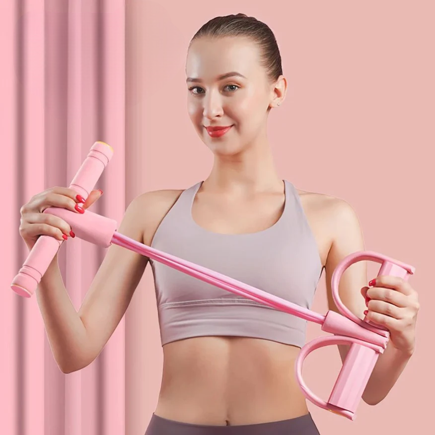 Élastique Musculation - YogaPedalPuller™ - Rose