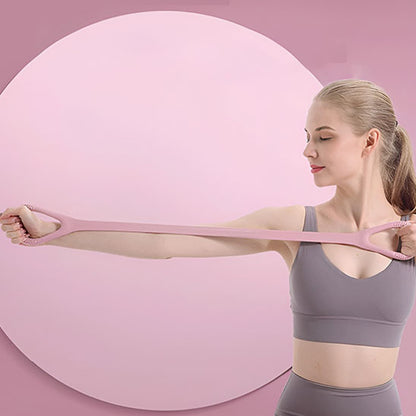 femme qui etire ces bras avec elastique