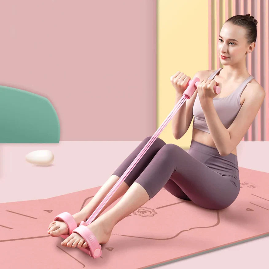 Élastique Musculation - YogaPedalPuller™ - Rose